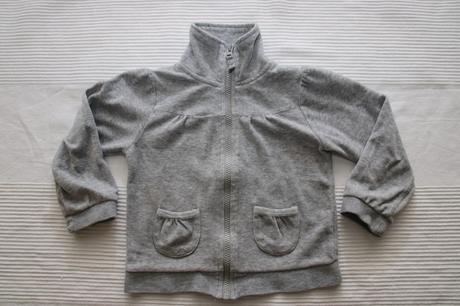 Sametová mikina, mothercare,104