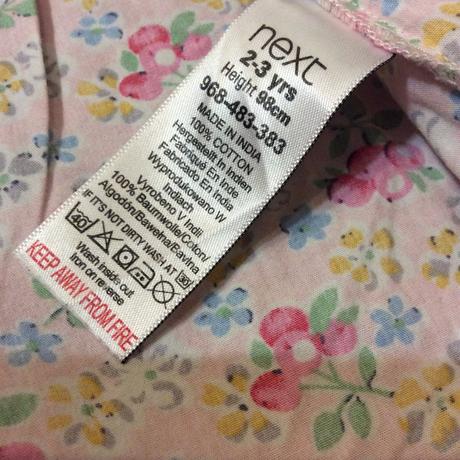 Květinkové bavlněné šaty next, next,98