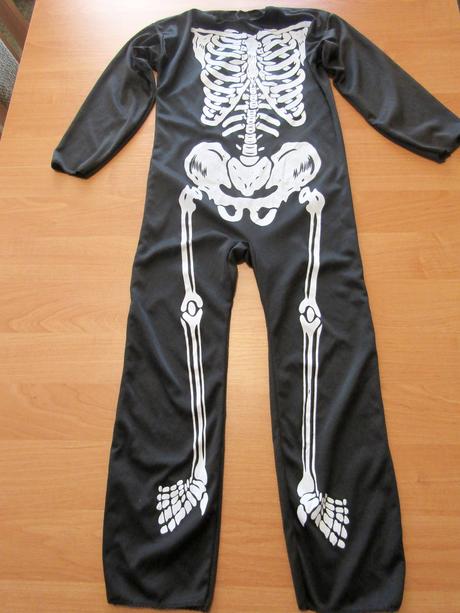 Karnevalový kostým -kostlivec vel 116-122, 
