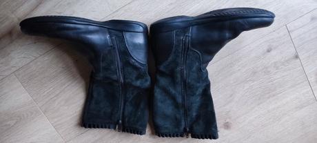 Nádherné kožené kozačky zn. clarks vel. 34, clarks,34