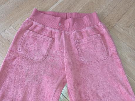 3x sametové tepláky 4-5 let, 104–116