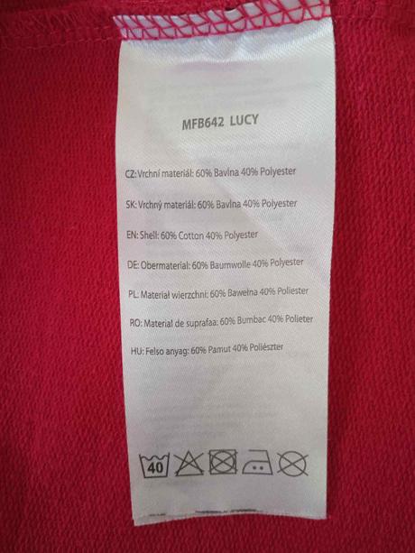 Dámská mikina na zip xl 42, xl