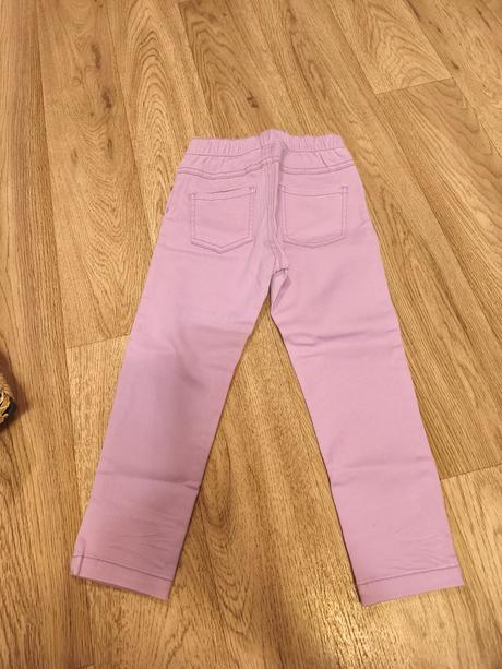 Lila džegíny, slim kalhoty do gumy, reserved,104