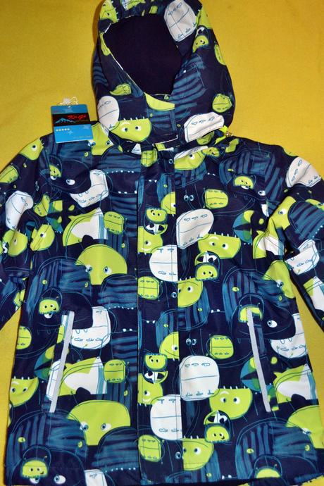 Jarní bunda kugo 110/116 s fleece uvnitř, kugo,110 / 116