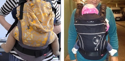 Ergonomická nosítka Manduca Paradise Honey a Silver Lily Ergonomická nosítka Manduca Paradise Honey a Silver Lily