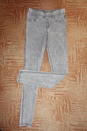 Dívčí riflové jegginy hm vel. 152, h&m,152