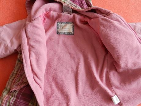 Bunda jarní, podzimní kostkovaná, topolino,92