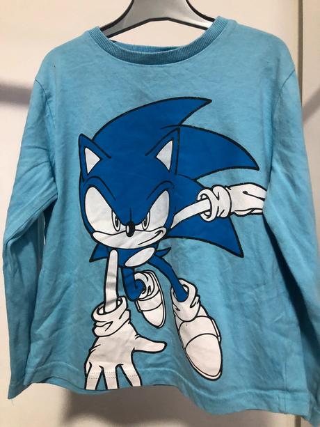 Modré triko sonic, 110