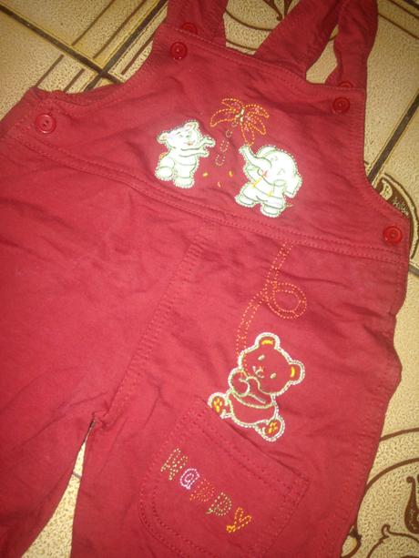 Klučičí tepláky s laclem, medvídek, sloník v.74-80, k&y,74