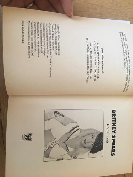 Kniha britney spears,