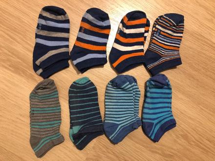 8x kotníčkové ponožky, 29