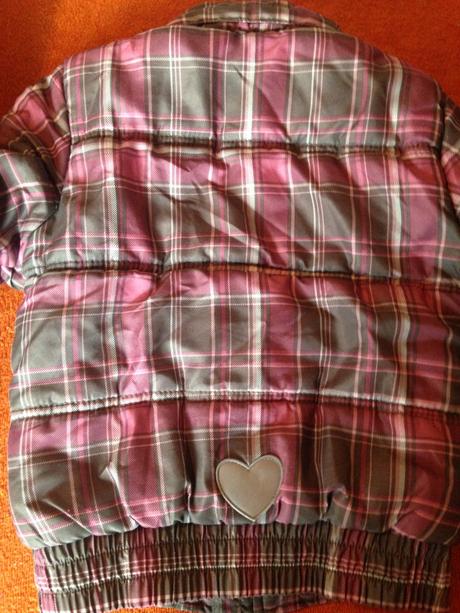 Dívčí bunda proužky, kostičky, 104