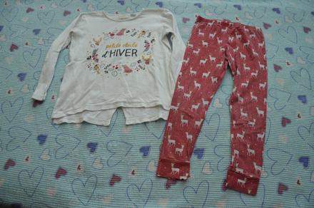 Bavlněné pyžamko s vánočním motivem, zara,128