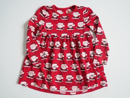 Šaty s vánočním motivem vel 98, 98