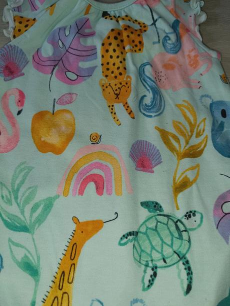 Letní overal zvířátkový 62 next, next,62