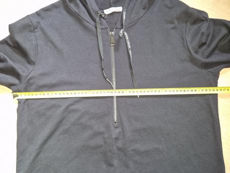 Mikina černá dlouhá slabší vel.m-l, m