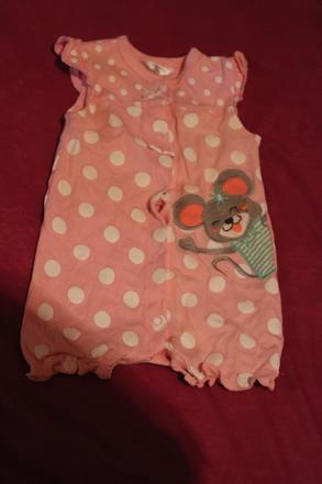 Letní overal myška a puntíky, 68