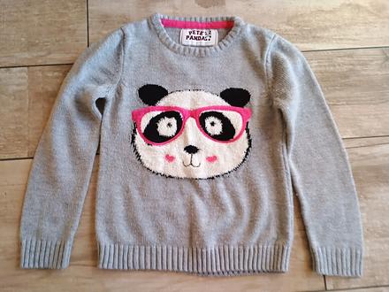Svetr panda, vel.122/128, 122
