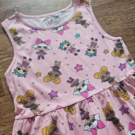 Dívčí letní šaty l.o.l. surprise vel. 134/140, 140