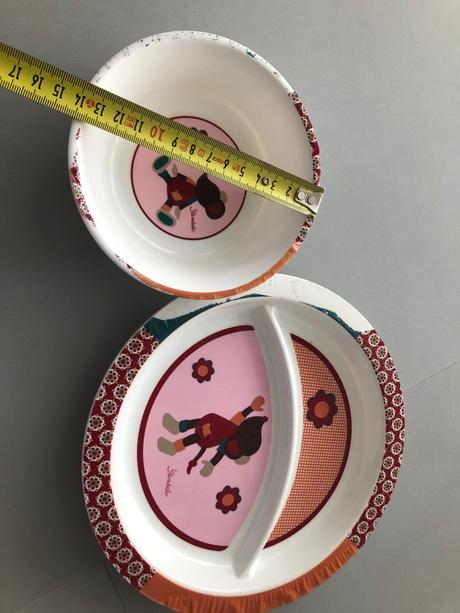 Set plastový talířek miska myška kytka sterntaler, 