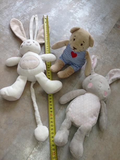 Látková měkká hračka pejsek béžová unisex 0+,