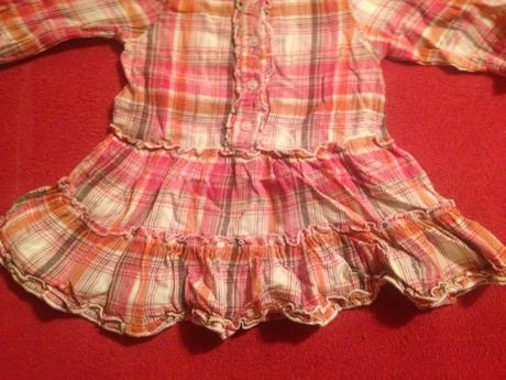 Dívčí šaty - šatičky proužky - kostičky, george,74