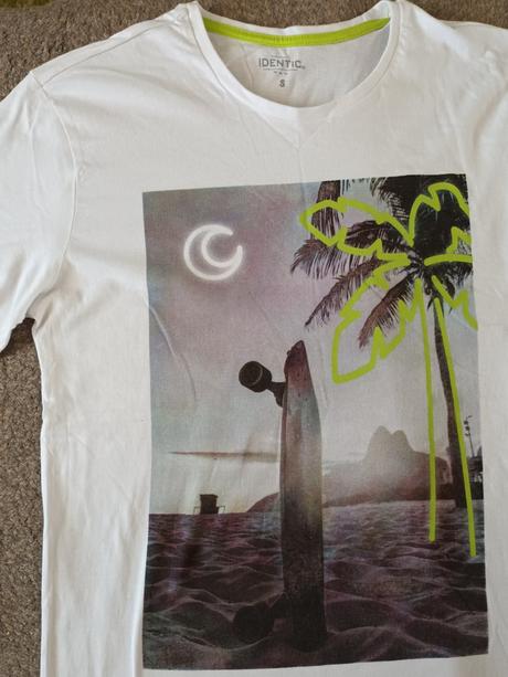 Chlapecké triko bílé krátký rukáv identic, kik,s