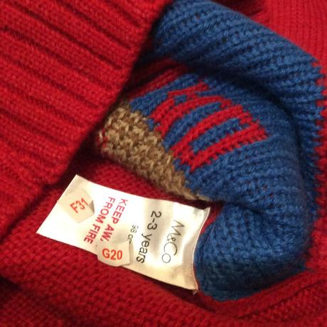 Nádherný vánoční svetr se sobem, 98