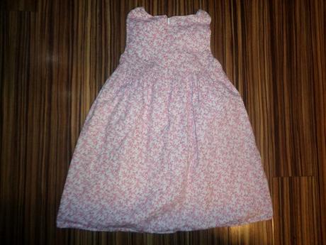 Krásné šaty - drobné růžové kytičky, girl2girl,110