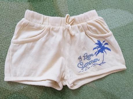 Světle žluté kraťasy 6-9 měs/74, pepco,74