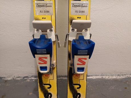 Dětské lyže rossignol 110 cm a lyžáky alpina 33, rossignol,110-119 cm