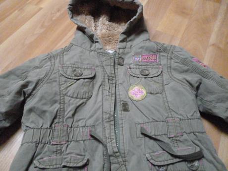 Bunda parka s kožíškem next 1,5-2 r, next,92