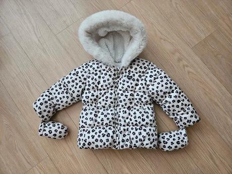 Zimní bunda s rukavicemi, vel. 86, 86