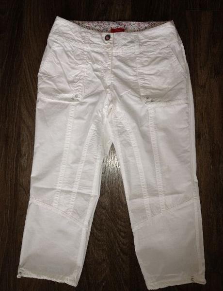 Bílé 3/4 kalhoty s.oliver, s.oliver,34