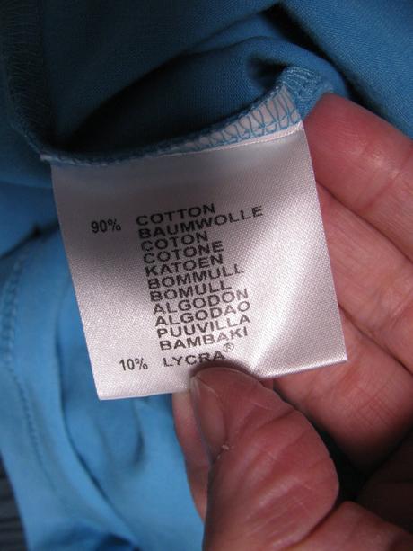 Dámské pružné modré tričko, dlouhý rukáv, burberry,l