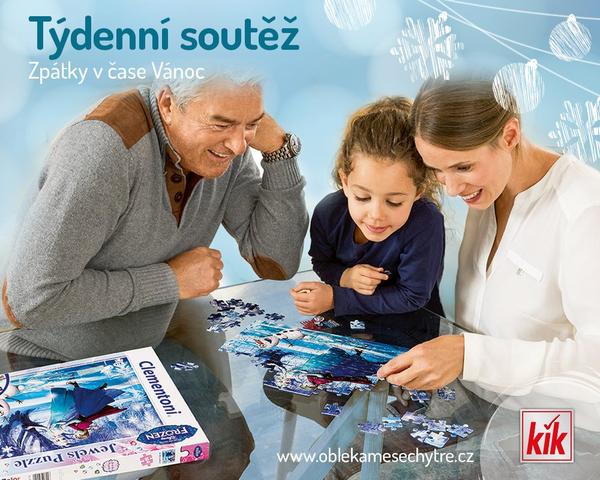 TÝDENNÍ SOUTĚŽ o velký nákup v KiKu: Zpátky v čase Vánoc