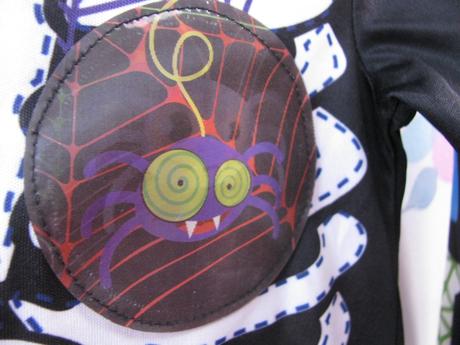 Kostým na karneval-elastický overal kostlivec, 