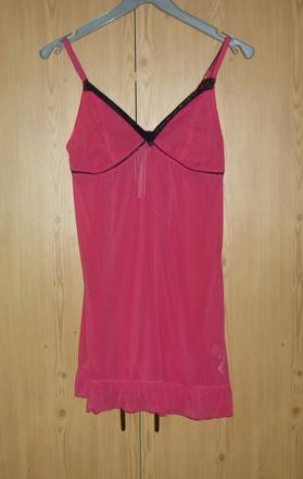 Malinová dámská noční košilka jolinesse, m