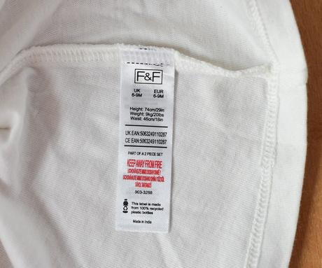 Tričko vel. 6 - 9 m, f&f,74