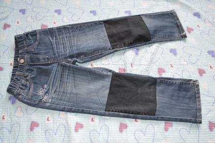 Pohodlné elastické džíny 122/128, 122