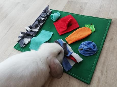 Čmuchací koberečky pro králíky, 