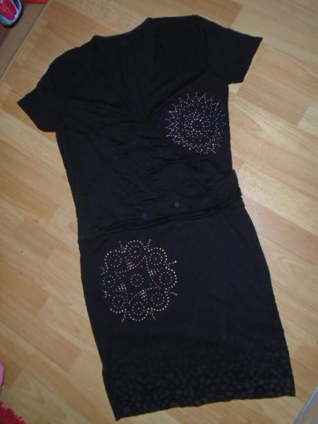 Šaty desigual vel l elastické, desigual,l
