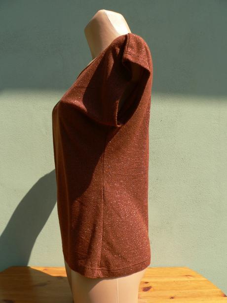 Třpytivý top h&m - vel.38, h&m,38