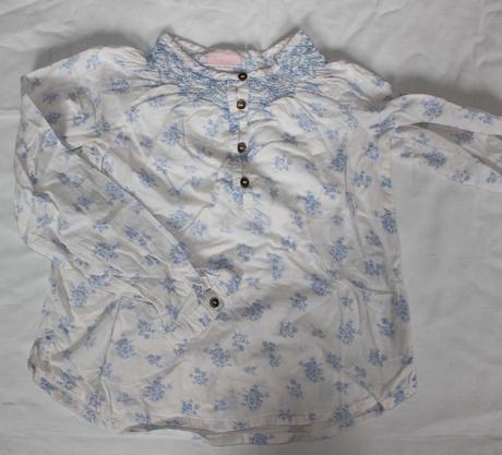 Ob33. něžná plátěná blůzka 9-10 let, next,140