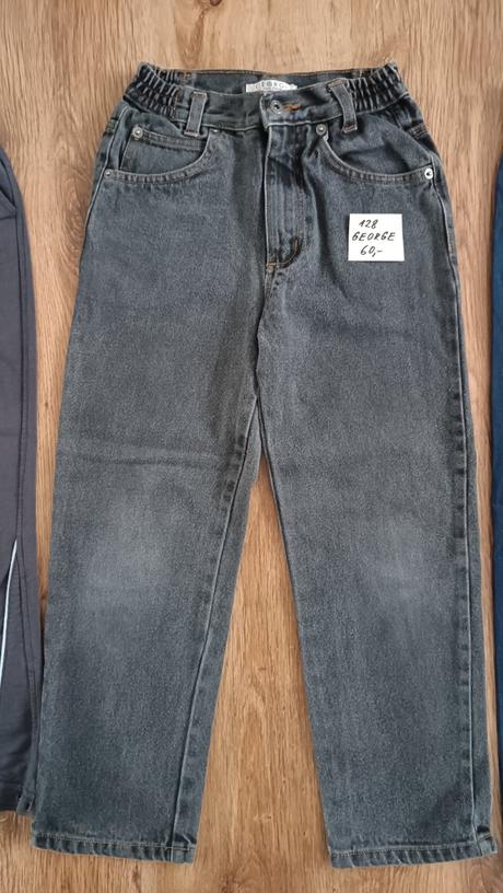 Tepláky, kalhoty, rifle vel. 128-140, george,128