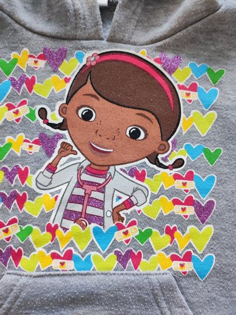 Mikina doktorka plyšáková 98-104, disney,98