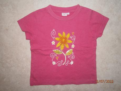 Rifle + tričko, vel. 104, peanuts,104