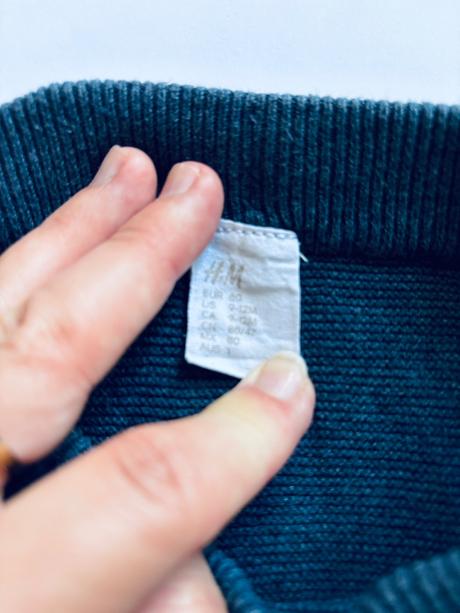 Kojenecké úpletové kalhoty - v.80, h&m,80