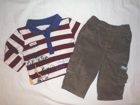 Bomba komplet trička s tygrem a manžestr. kapsáče, cherokee,68