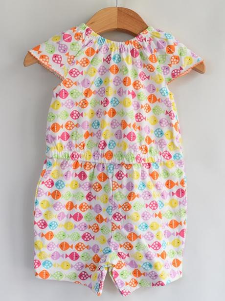 Letní overal vel. 3 - 6 m, nutmeg,68